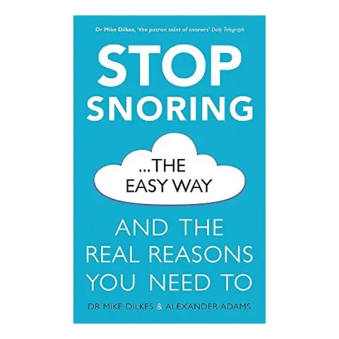 Coperta cărții Stop Snoring the Easy Way