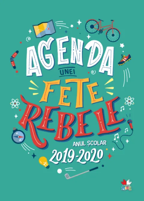 Coperta cărții Agenda unei fete rebele. Anul școlar 2019-2020