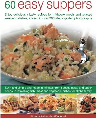 Coperta cărții 60 Easy Suppers, Jenni Fleetwood