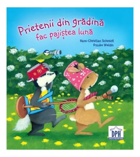 Coperta cărții Prietenii din grădina fac pajiștea lună