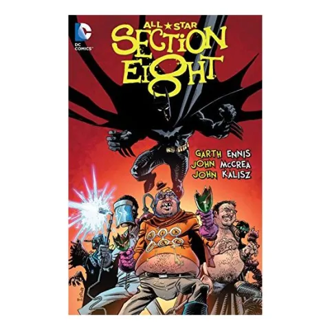 Coperta cărții All-star Section Eight, Garth Ennis