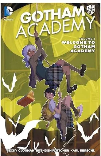 Coperta cărții Gotham Academy, Becky Cloonan