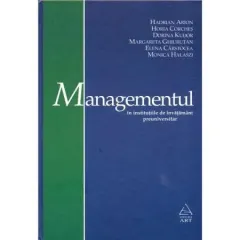 Coperta cărții Managementul în instituțiile de învățământ preuniversitar
