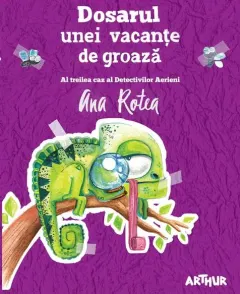 Coperta cărții Dosarul unei vacante de groaza. Al treilea caz al Detectivilor Aerieni