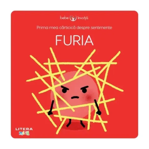 Coperta cărții Prima mea cărticică despre sentimente. Furia