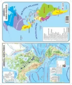 Coperta cărții Harta America pliata