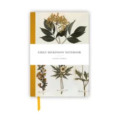 Coperta cărții Emily Dickinson notebook a blank journal inspired by the poet's writings and gardens