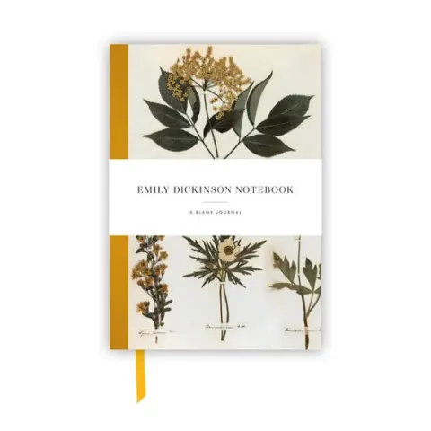 Coperta cărții Emily Dickinson notebook a blank journal inspired by the poet's writings and gardens