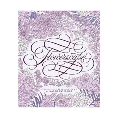 Coperta cărții Flowerscape A Botanical Coloring Book