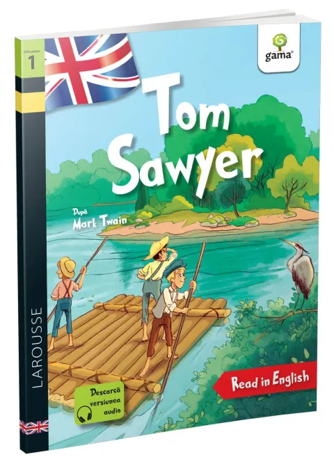 Coperta cărții Tom Sawyer