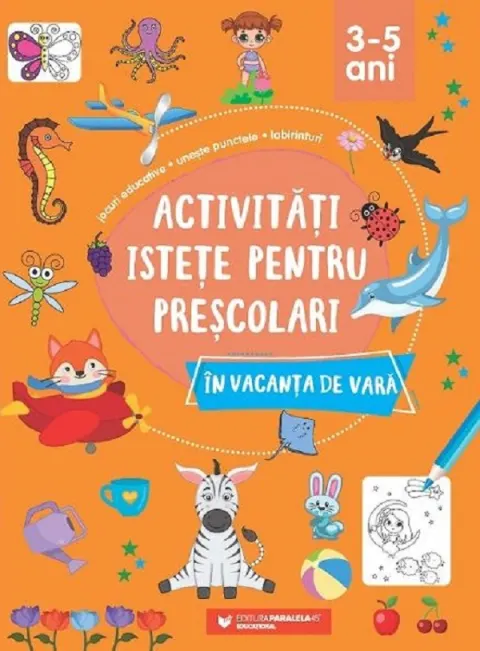 Coperta cărții Activitati istete pentru prescolari in vacanta de vara 3-5 ani