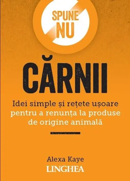 Coperta cărții Spune nu cărnii