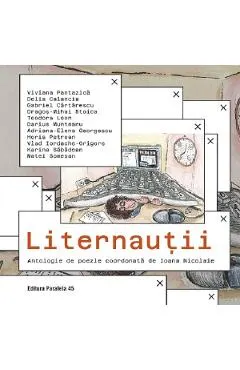 Coperta cărții Liternautii. Antologie de poezie coordonata de Ioana Nicolaie