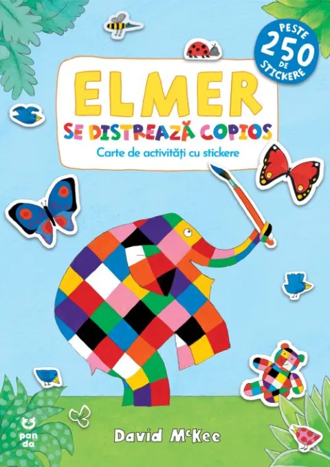 Coperta cărții Elmer se distrează copios