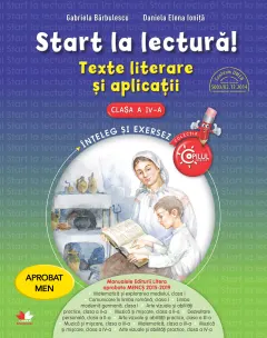 Coperta cărții Start la lectură. Texte literare si aplicatii. Clasa a IV-a