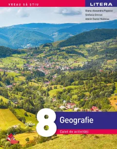 Coperta cărții Geografie. Caiet de activitati. Clasa a VIII-a