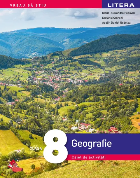 Coperta cărții Geografie. Caiet de activitati. Clasa a VIII-a