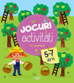 Coperta cărții Jocuri si activitati cu numere (5-7 ani)
