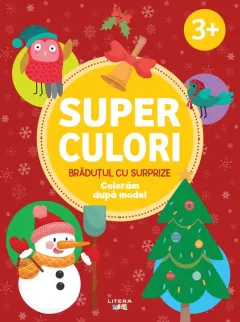 Coperta cărții Superculori. Bradutul cu surprize. Coloram dupa model (3+)