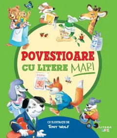 Coperta cărții Povestioare cu litere mari