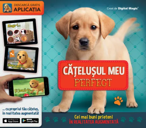 Coperta cărții Cățelușul meu perfect. Cei mai buni prieteni în realitatea augmentată