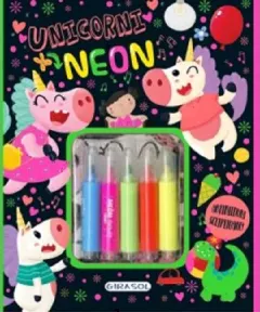 Coperta cărții Unicorni neon