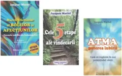 Coperta cărții Pachet Jacques Martel: 1. Marele Dictionar al Bolilor si Afectiunilor; 2. Cele cinci etape ale vindecarii; 3. Atma. Puterea iubirii