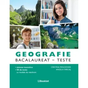 Coperta cărții Geografie. Bacalaureat. Teste (58 de teste). An scolar 2026-2027