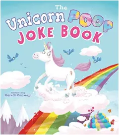 Coperta cărții Unicorn Poop Joke Book
