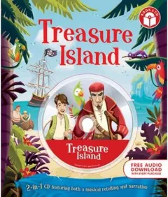 Coperta cărții Treasure Island (Picture Flat Portrait Deluxe)+ CD