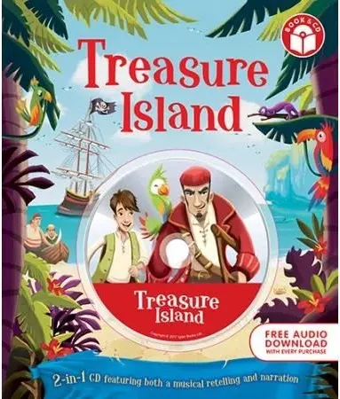 Coperta cărții Treasure Island (Picture Flat Portrait Deluxe)+ CD