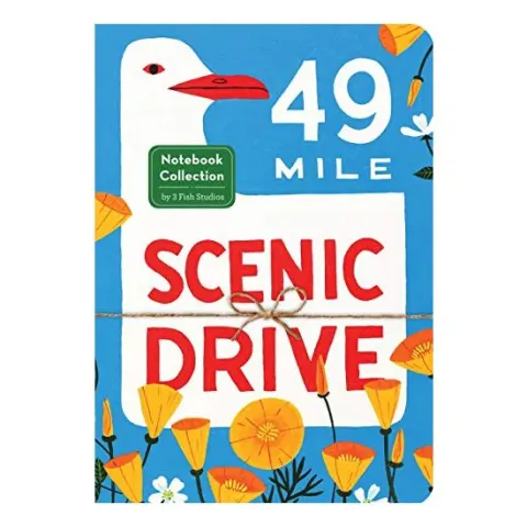 Coperta cărții 49-Mile Scenic Drive Notebook Collection