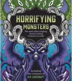 Coperta cărții Horrifying Monsters Colouring Book