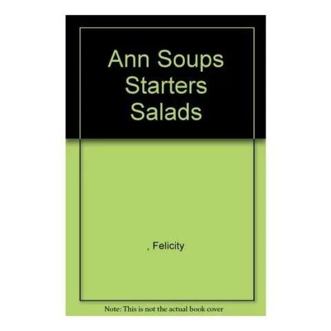 Coperta cărții Ann Soups Starters Salads