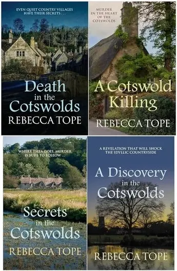 Coperta cărții Rebecca Tope Cotswold Mysteries 4 Books Collection Set (a Cotswold Killing, Death In The Cotswolds, Secrets In The Cotswolds, A Discovery In The Cotswolds)