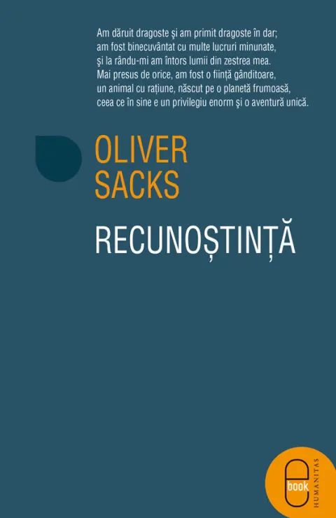 Coperta cărții Recunostinta (epub)