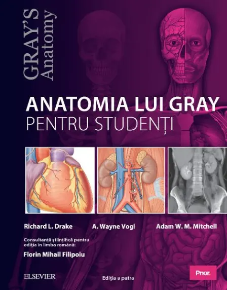 Coperta cărții Anatomia lui Gray pentru studenți