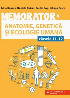 Coperta cărții Memorator de anatomie, genetica si ecologie umana. Clasele XI-XII