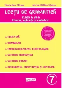 Coperta cărții Lectii de gramatica - clasa a VII-a