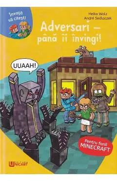Coperta cărții Minecraft. Adversari - Pana ii invingi!