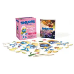 Coperta cărții Smurfs The Lost Village: Dress Me Up Smurfette and Friends A Magnetic Kit