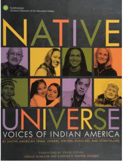 Coperta cărții Native universe: voices of Indian America