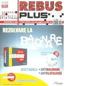 Coperta cărții Rebus Plus. Nr. 1/2020