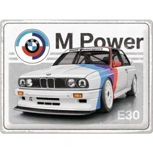 Coperta cărții Placa 30x40 cm BMW Motorsport M Power E30
