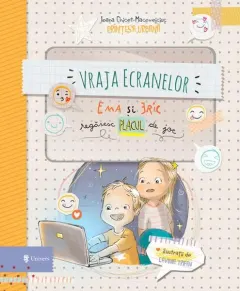 Coperta cărții Vraja ecranelor. Ema și Eric regăsesc placul de joc