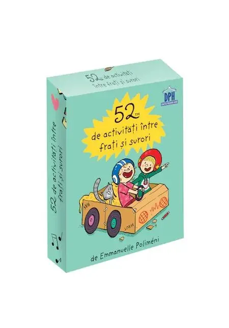 Coperta cărții 52 de activități între frați și surori