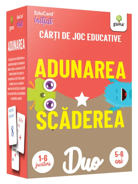 Coperta cărții DuoCard - Adunarea. Scaderea |