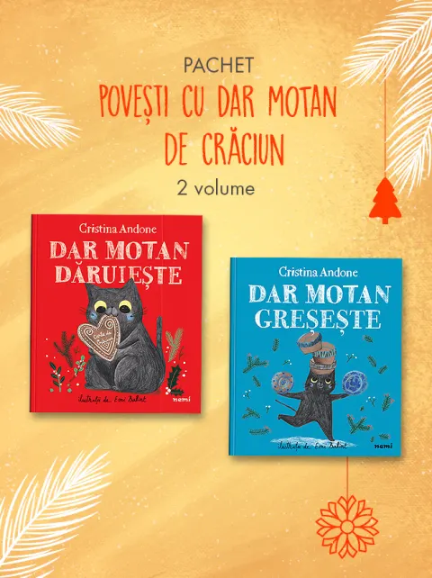 Coperta cărții Pachet Aventurile lui Dar Motan de Crăciun 2 vol.