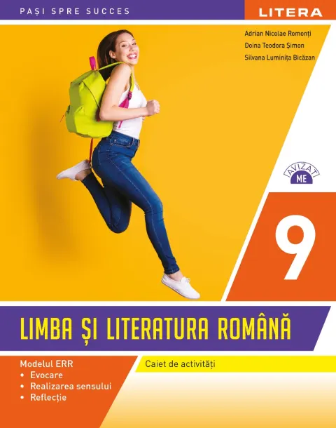 Coperta cărții Limba si literatura romana. Caiet de activitati. Modelul ERR. Clasa a IX-a