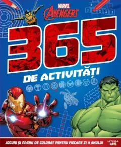 Coperta cărții Marvel. Avengers. 365 de activitati
